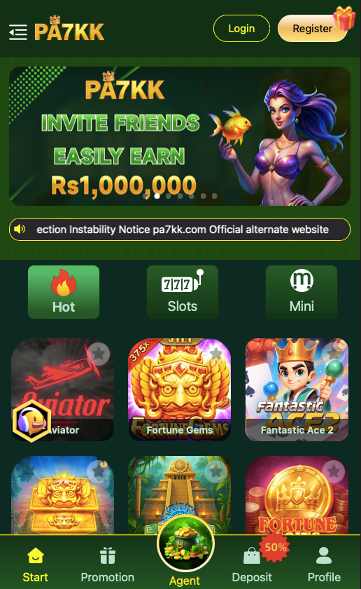 Pa7kk Earning App Display