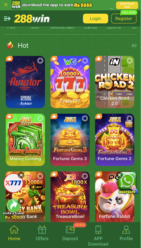 288Win APK Game Home